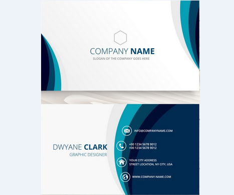 簡約大氣名片設計